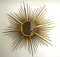 vintage sunburst mirror